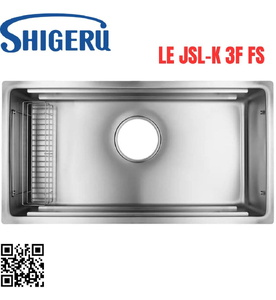 Chậu Rửa Bát 1 Hố Nhập Khẩu Nhật Bản Shigeru LE JSL-K 3F FS