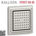 Bát sen tắm âm tường vuông màu nickel Kallista P22077-00-AD