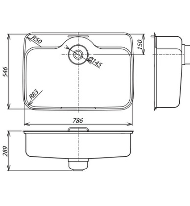 Chậu Rửa Bát 1 Hố Nhập Khẩu Nhật Bản Shigeru GB-DK FS