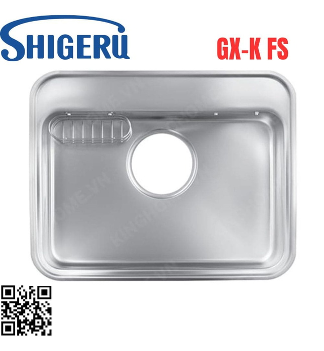 Chậu Rửa Bát 1 Hố Nhập Khẩu Nhật Bản Shigeru GX-K FS