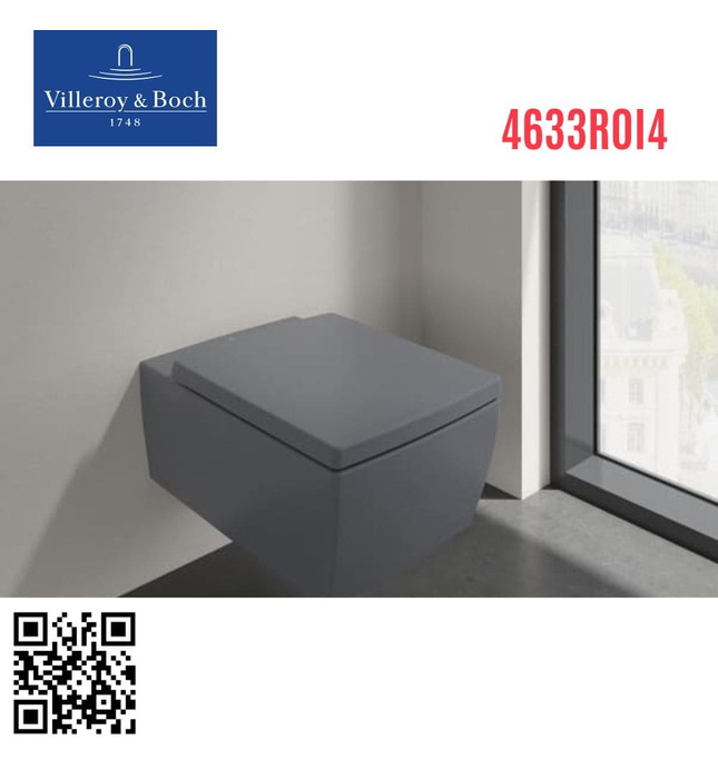 Bồn cầu treo tường Đức Villeroy Boch Memento 2.0 4633R0I4