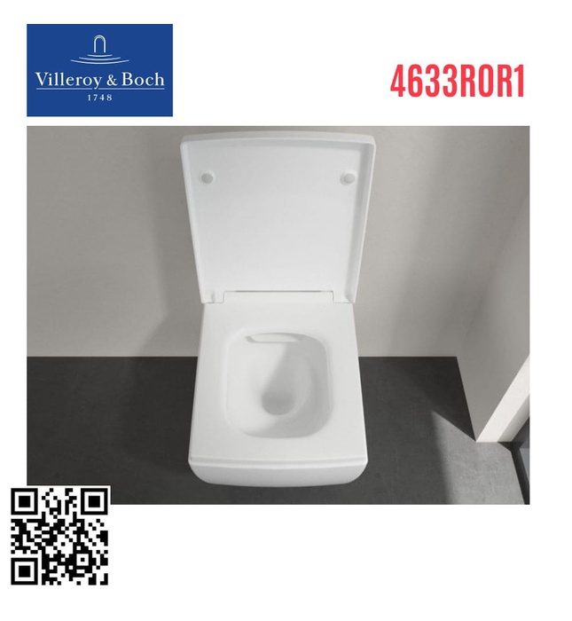 Bồn cầu treo tường Đức Villeroy-Boch Memento 2.0 4633R0R1