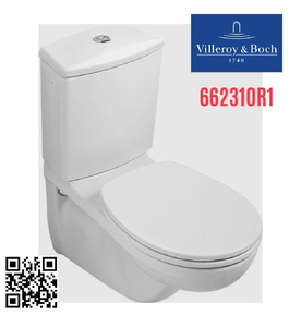 Bồn cầu 2 khối Đức Villeroy Boch O.novo 662310R1
