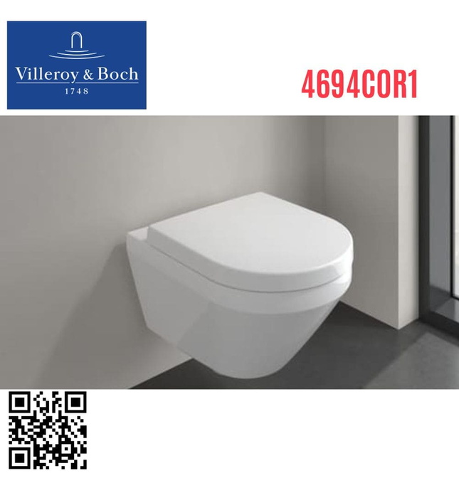 Bồn cầu treo tường Đức Villeroy Boch Architectura 4694C0R1