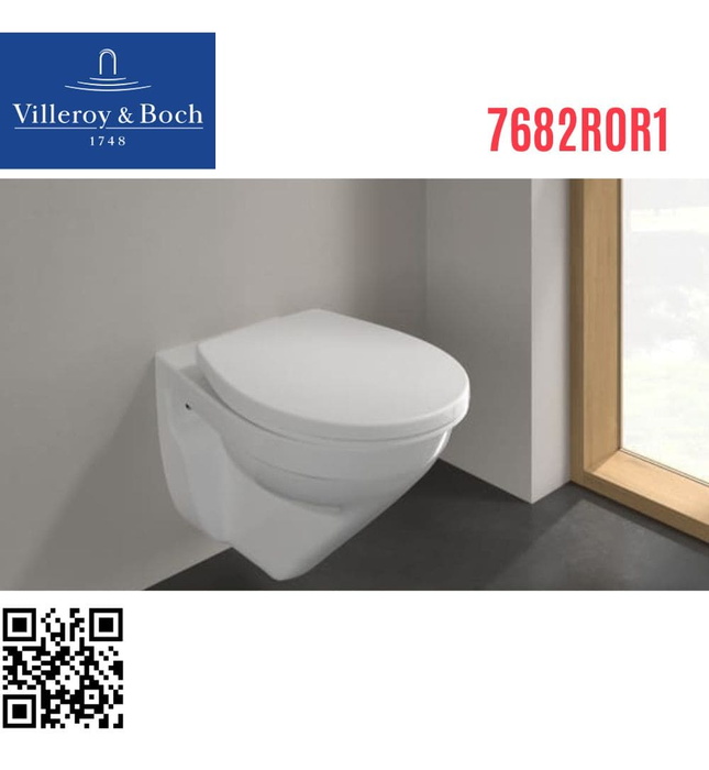 Bồn cầu treo tường Đức Villeroy Boch O.novo 7682R0R1