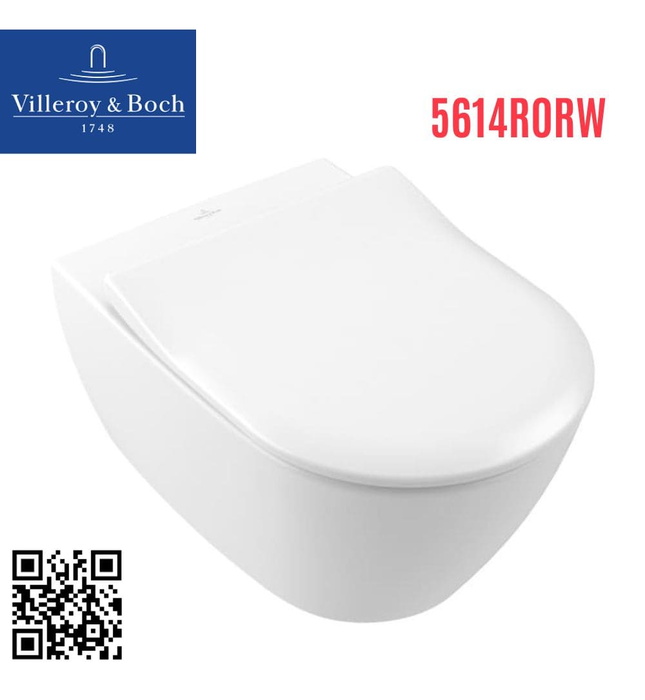 Bồn cầu treo tường Đức Villeroy Boch Subway 2.0 5614R0RW