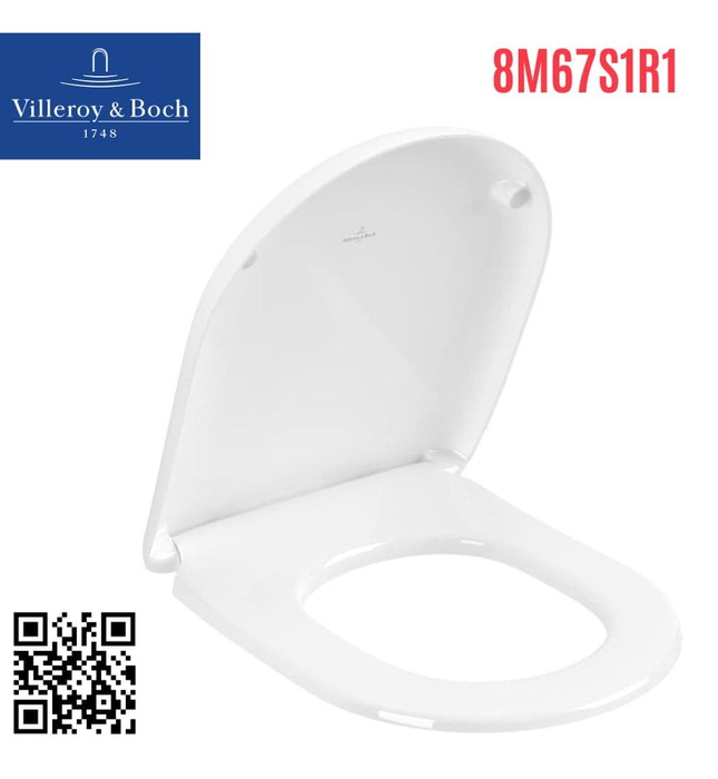 Nắp bệt đóng êm nhập khẩu villeroy-boch 8M67S1R1