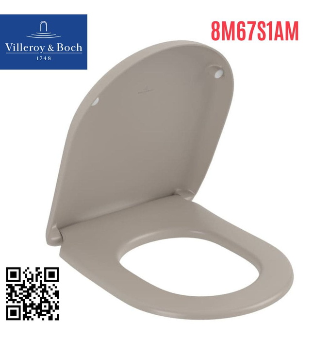 Nắp bệt đóng êm nhập khẩu Villeroy Boch Antao 8M67S1AM