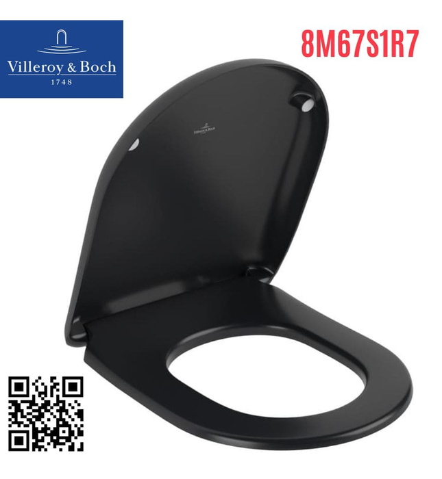 Nắp bệt đóng êm nhập khẩu villeroy-boch Antao 8M67S1R7