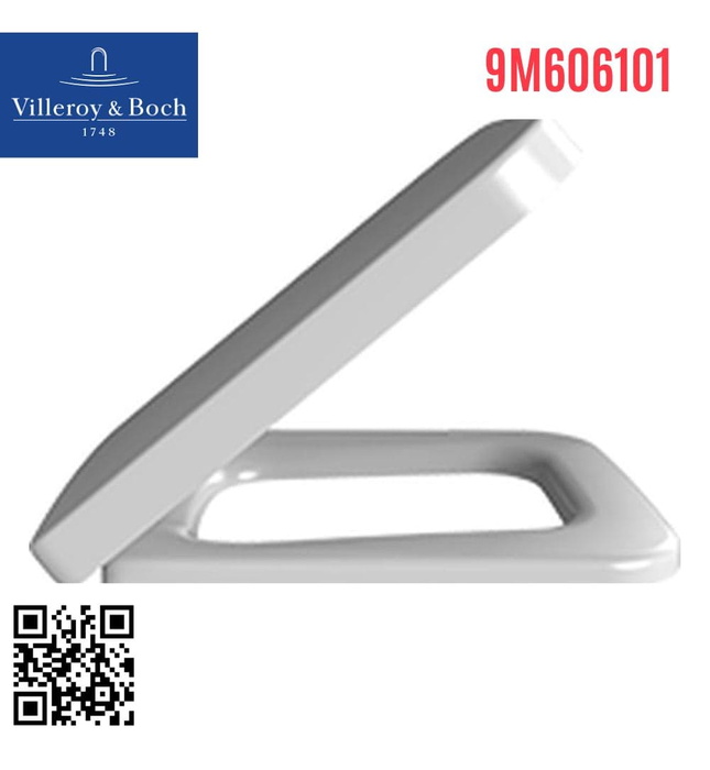 Nắp bệt đóng êm vuông Villeroy Boch Architectura 9M606101