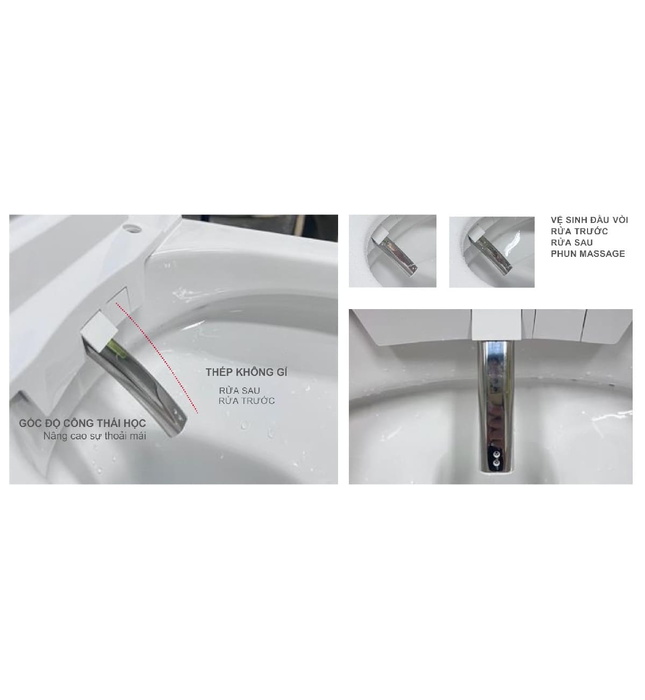 Bồn cầu treo tường điện tử American Standard 103032BL00+103026SH00