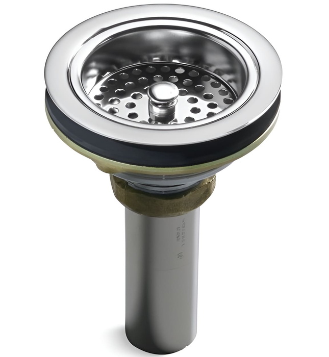 Đầu xi phông chậu rửa bát màu đen Kallista P34000-00-BL