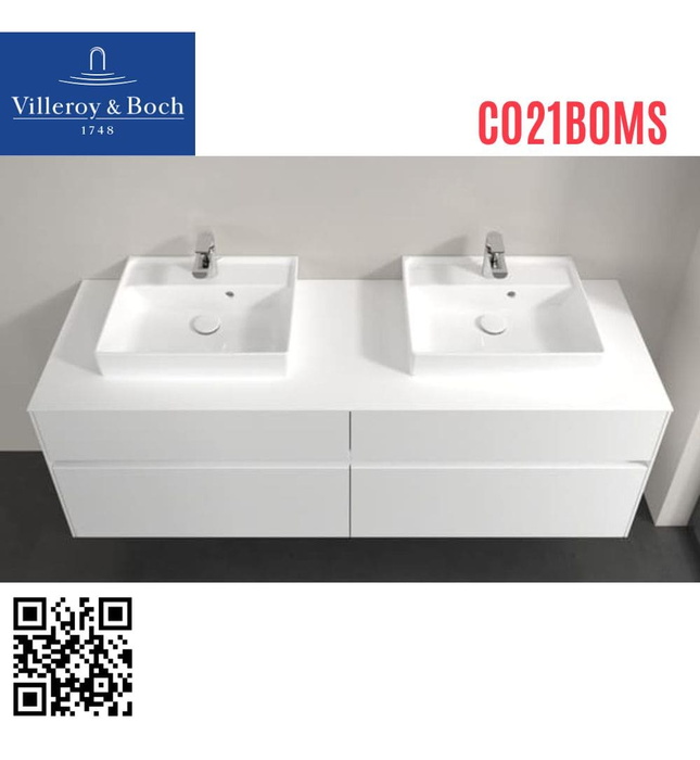 Tủ chậu rửa mặt treo tường villeroy-boch Collaro C021B0MS