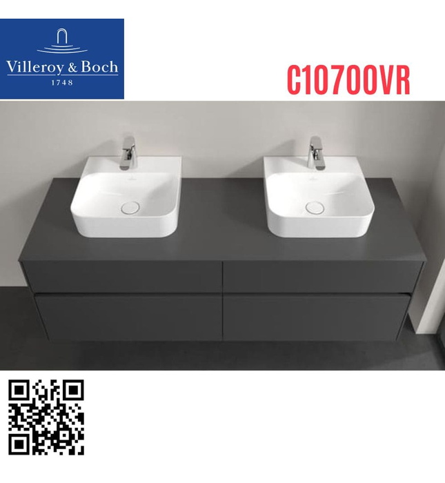 Tủ chậu rửa mặt treo tường villeroy-boch Collaro C10700VR