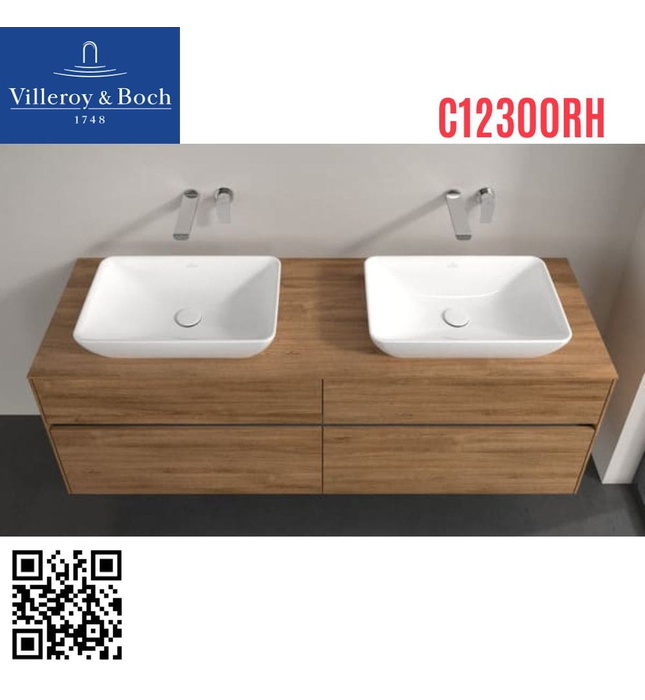Tủ chậu rửa mặt treo tường villeroy-boch Collaro C12300RH