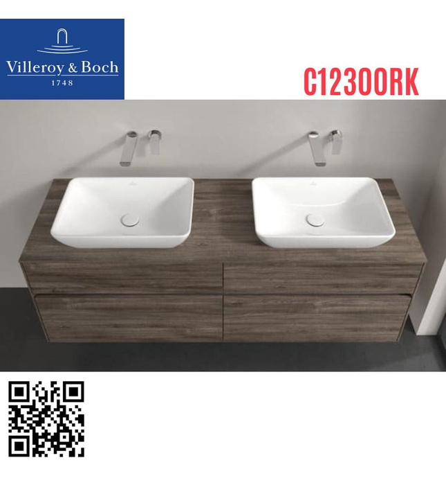 Tủ chậu rửa mặt treo tường villeroy-boch Collaro C12300RK
