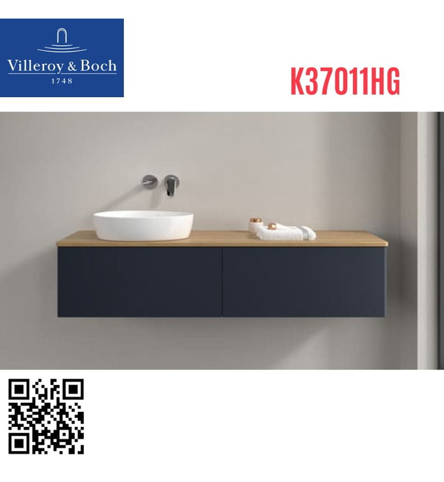 Tủ chậu rửa mặt treo tường villeroy-boch Antao K37011HG