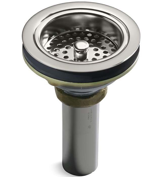 Đầu xi phông chậu rửa bát màu nickel Kallista P34000-00-AD