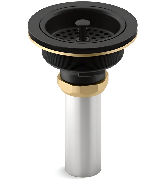 Đầu xi phông chậu rửa bát màu nickel Kallista P34000-00-AD