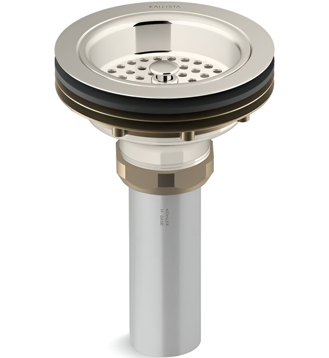 Đầu xi phông chậu rửa bát màu nickel Kallista P34000-00-AD