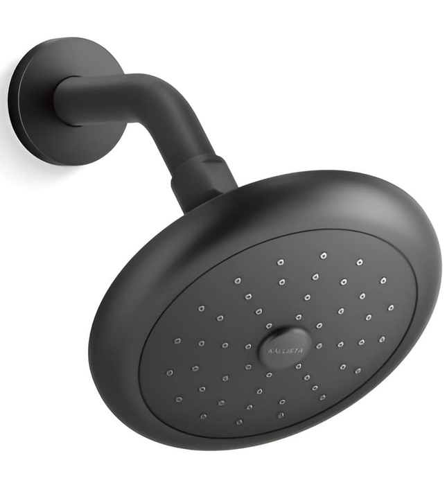 Bát sen tắm và tay sen gắn tường màu vàng Kallista P34135-00-BAF