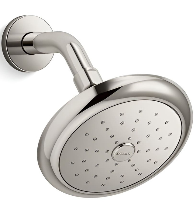 Bát sen tắm và tay sen gắn tường màu đen Kallista P34135-00-BL