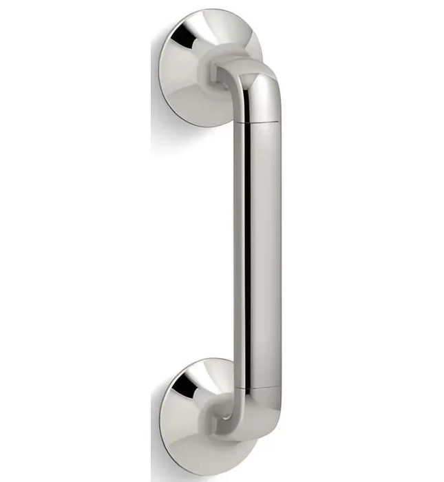 Tay nắm cửa kính phòng tắm màu nickel Kallista P34709-PL-AD