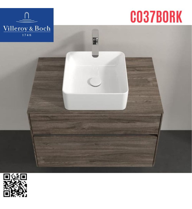 Tủ chậu rửa mặt treo tường villeroy-boch Collaro C037B0RK