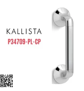 Tay nắm cửa kính phòng tắm màu chrome Kallista P34709-PL-CP