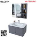 Bộ tủ chậu lavabo nhựa Mowoen MW2709-60PVC