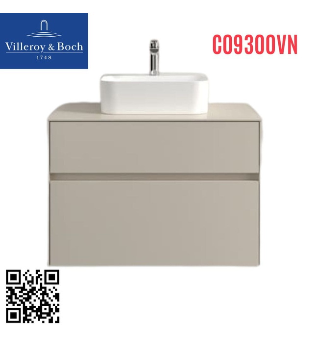 Tủ chậu rửa mặt treo tường villeroy-boch Collaro C09300VN
