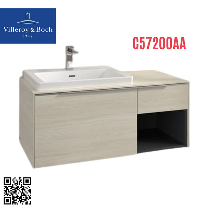 Tủ chậu rửa mặt treo tường villeroy-boch Subway 3.0 C57200AA