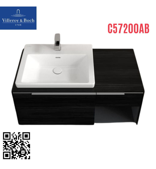 Tủ chậu rửa mặt treo tường villeroy-boch Subway 3.0 C57200AB