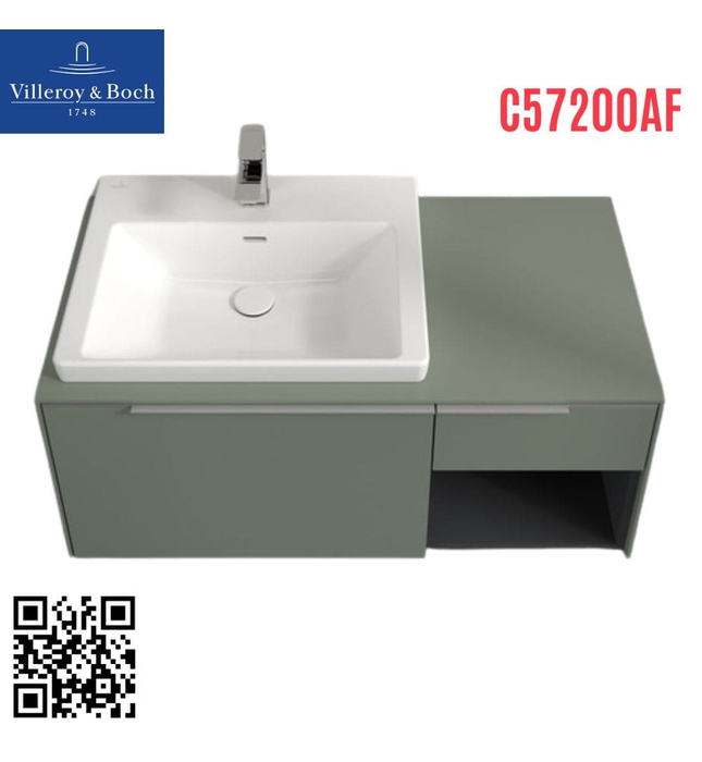 Tủ chậu rửa mặt treo tường villeroy-boch Subway 3.0 C57200AF