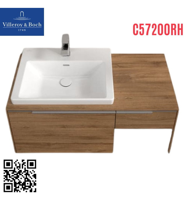 Tủ chậu rửa mặt treo tường villeroy-boch Subway 3.0 C57200RH