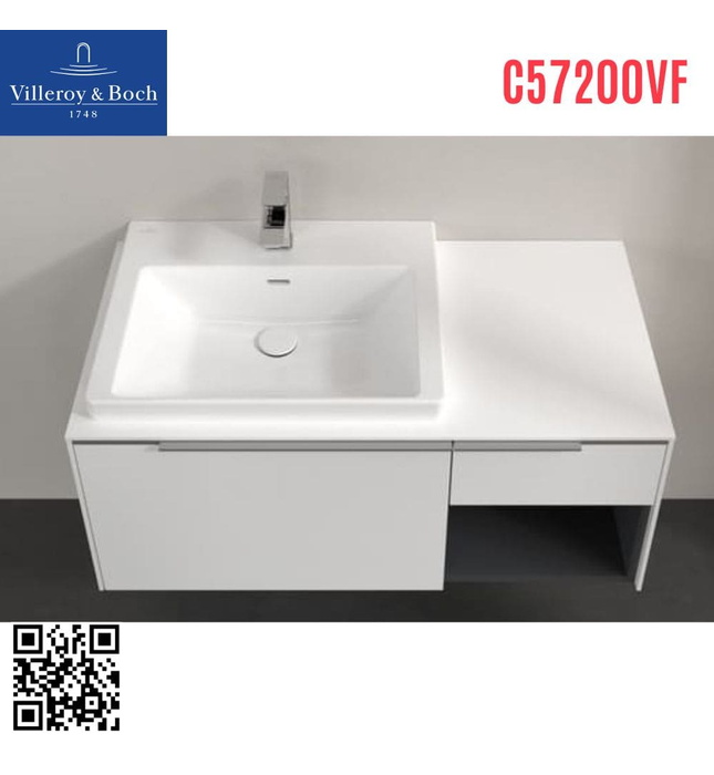 Tủ chậu rửa mặt treo tường villeroy-boch Subway 3.0 C57200VF