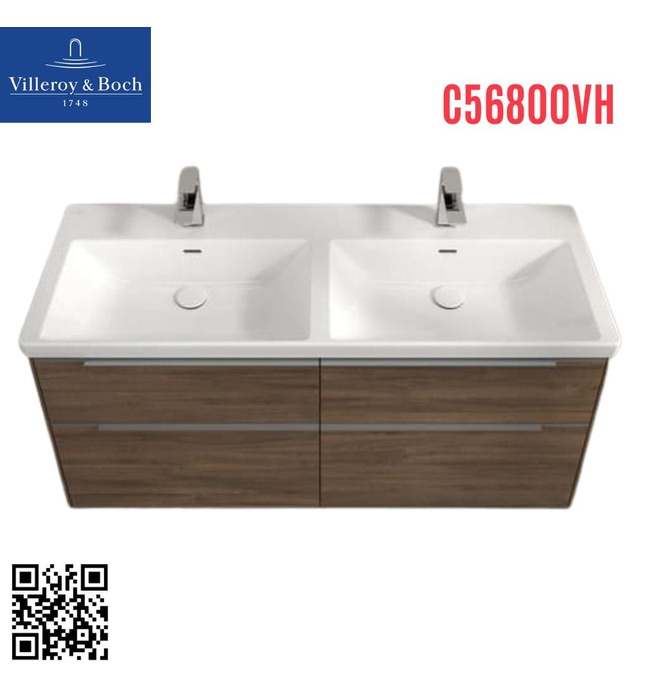 Tủ chậu rửa mặt treo tường villeroy-boch Subway 3.0 C56800VH