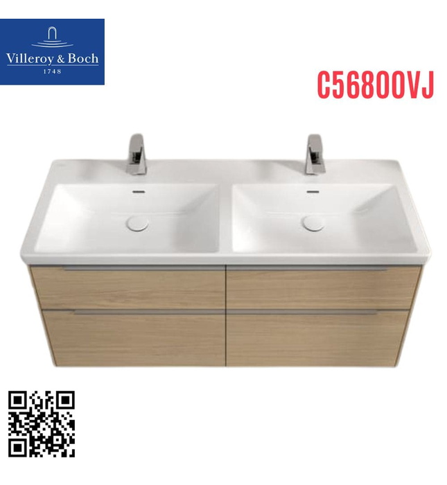 Tủ chậu rửa mặt treo tường villeroy-boch Subway 3.0 C56800VJ