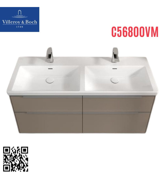 Tủ chậu rửa mặt treo tường villeroy-boch Subway 3.0 C56800VM