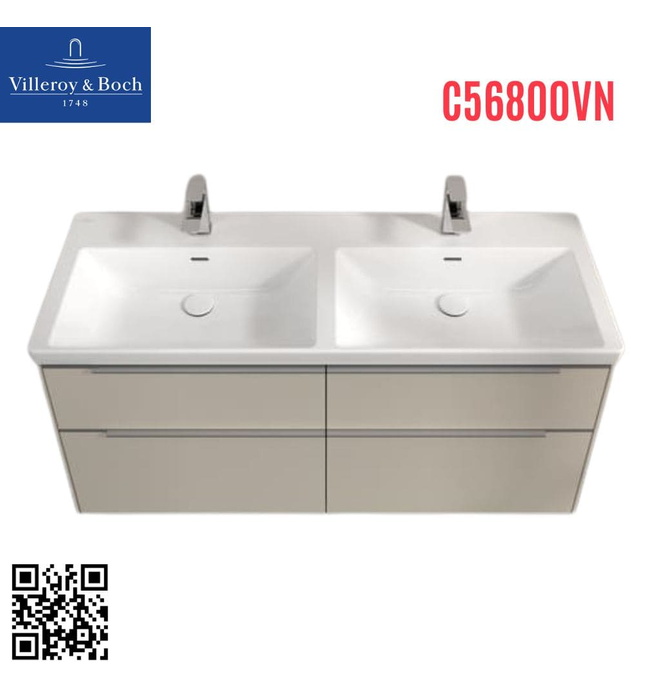 Tủ chậu rửa mặt treo tường villeroy-boch Subway 3.0 C56800VN