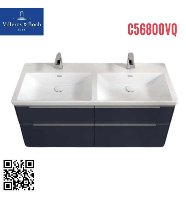 Tủ chậu rửa mặt treo tường villeroy-boch Subway 3.0 C56800VQ