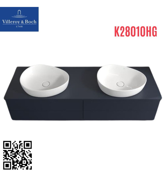 Tủ chậu rửa mặt treo tường villeroy-boch Antao K28010HG