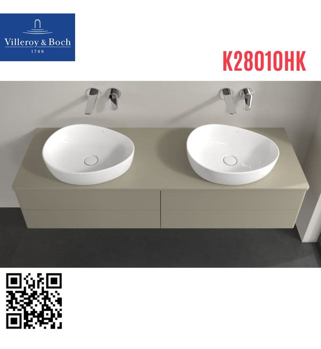 Tủ chậu rửa mặt treo tường villeroy-boch Antao K28010HK