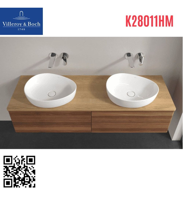 Tủ chậu rửa mặt treo tường villeroy-boch Antao K28011HM