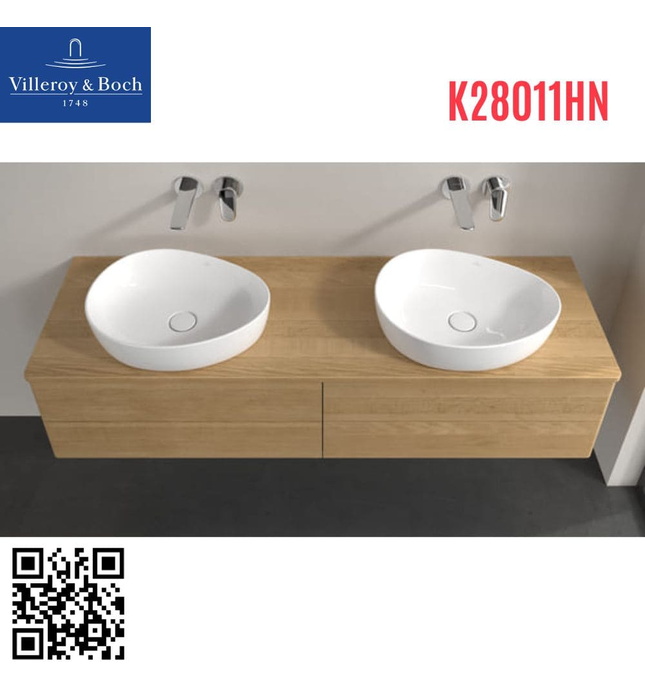 Tủ chậu rửa mặt treo tường villeroy-boch Antao K28011HN