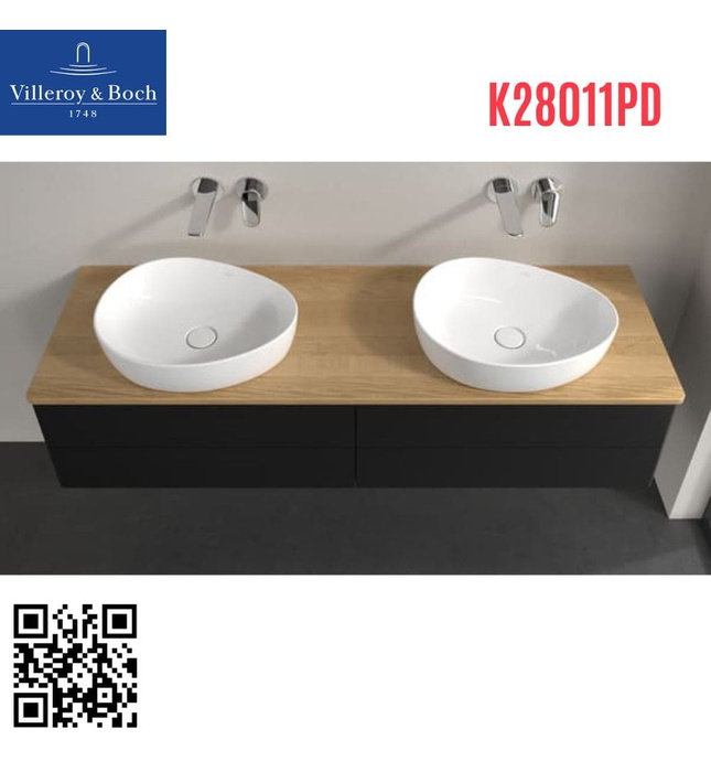 Tủ chậu rửa mặt treo tường villeroy-boch Antao K28011PD
