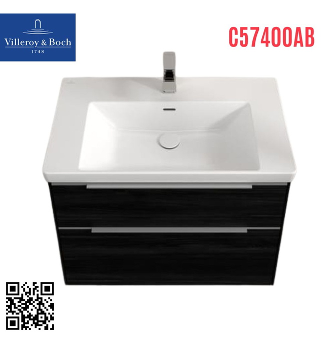 Tủ chậu rửa mặt treo tường villeroy-boch Subway 3.0 C57400AB