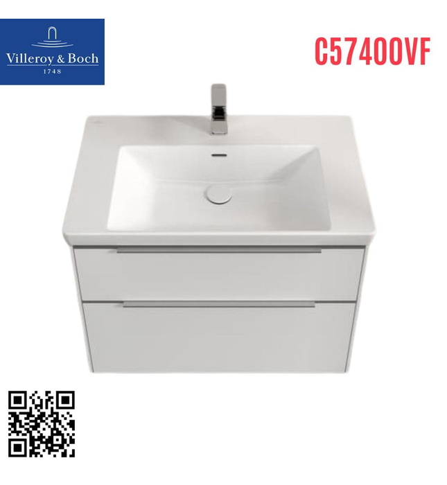 Tủ chậu rửa mặt treo tường villeroy-boch Subway 3.0 C57400VF