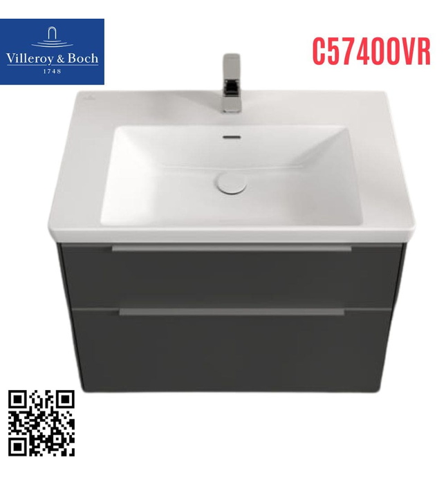 Tủ chậu rửa mặt treo tường villeroy-boch Subway 3.0 C57400VR