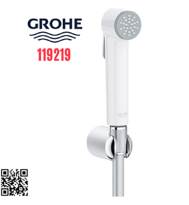 Vòi xịt vệ sinh nhựa trắng Grohe 119219